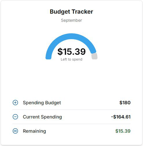 budget chart